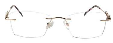 Women Urban Eyeglasses : Clara  - Pink Gold - SpecSMART Eye Clinic (Front View)